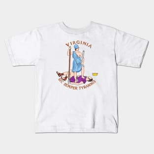 SEAL OF VIRGINIA Kids T-Shirt